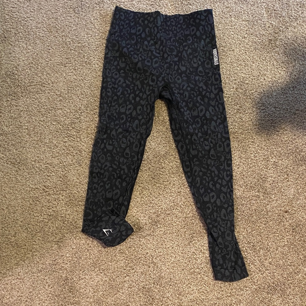Gymshark Black Leopard Print Leggings